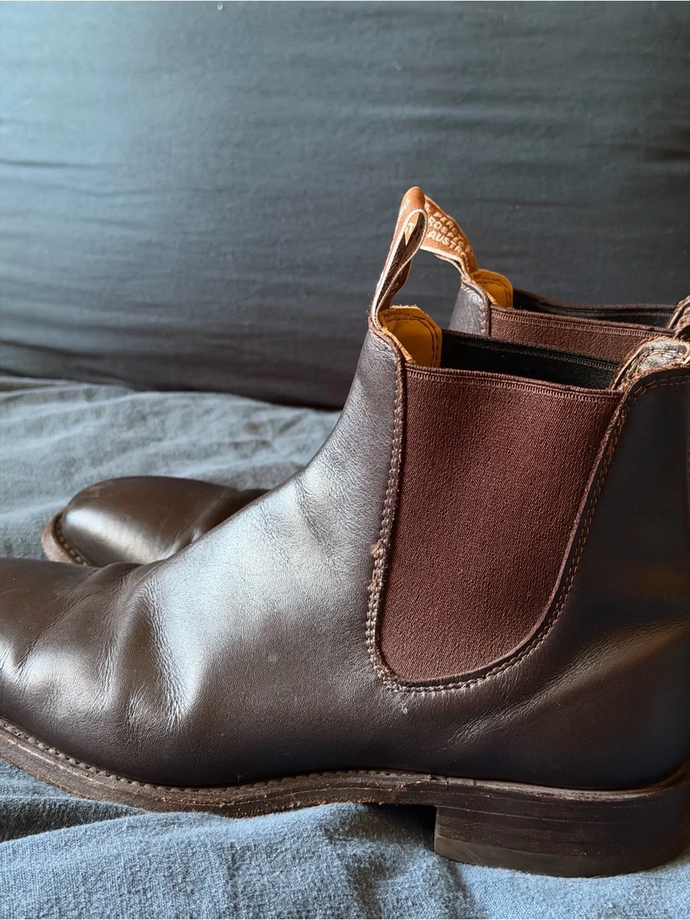 R.M. Williams Men’s Brown Chelsea Boots